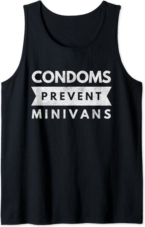 condoms prevent minivans funny safe sex party for dads tank