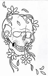 Vikingtattoo Skulls sketch template