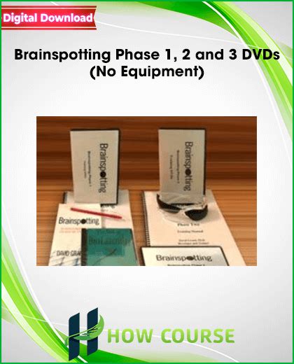 brainspotting phase 1 2 and 3 dvds no equipment how course