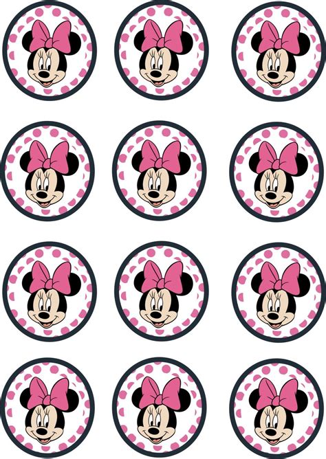 printable minnie mouse cake topper printable word searches