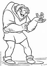 Coloring Pages Dame Notre Disney Hunchback Sheets Kids Color Printable Found sketch template
