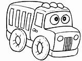 Trucks Coloring Color Pages Popular sketch template