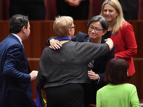 same sex marriage result penny wong makes moving speech
