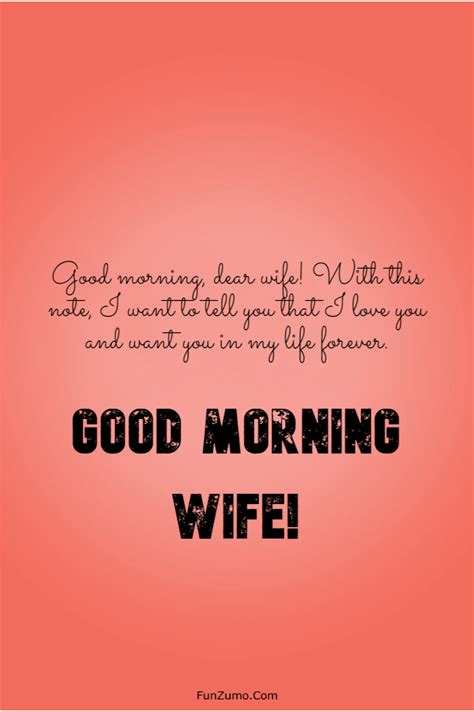 175 Sweet Good Morning Messages For Wife – Funzumo
