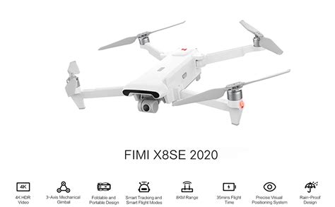 fimi  se  camera drone quadcopter km fpv  cameraextra battery bag ebay