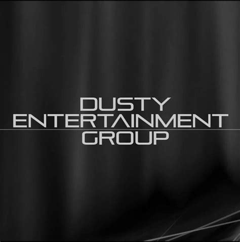 dusty entertainment group logo degroup dustyentertainmentgroup logo entertaining