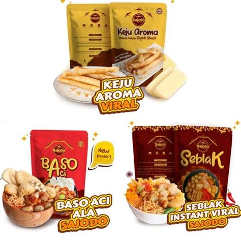 Jual Seblak Instant Viral Khas Sajodo Snack Keju Aroma Sajodo Snack