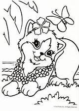 Coloring Pages Kitten Cute sketch template