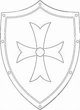 Medieval Shield Drawing Coloring Pages Europe Getdrawings sketch template