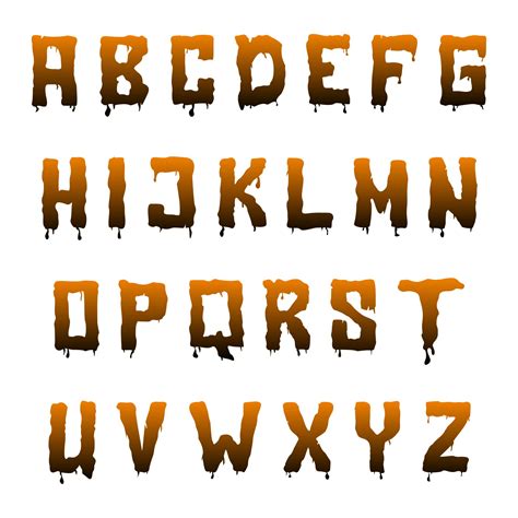 printable halloween letters     printablee