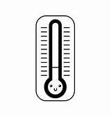 Temperature Thermometer Cartoon Kawaii Character Vector Giuseppe sketch template