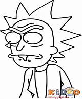 Rick Morty Coloring sketch template