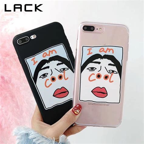 Lack Funny Cartoon Couples Phone Case For Iphone 7 6 6s 8 Plus Case For