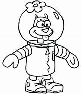 Sandy Cheeks Coloring Pages Spongebob Drawing Draw Squarepants Color Squirrel Kids Step Printable Getcolorings Lesson Colouring Getdrawings sketch template