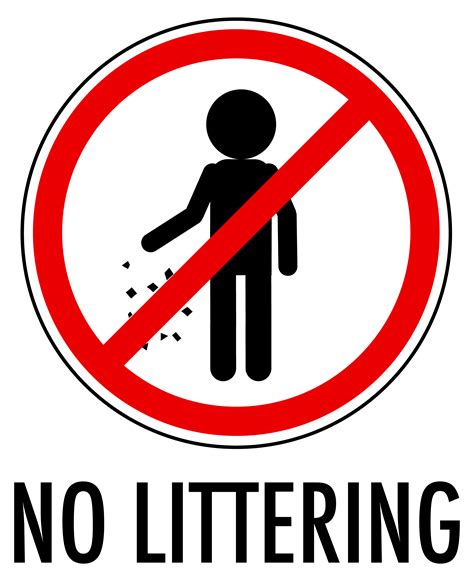 littering vector art icons  graphics