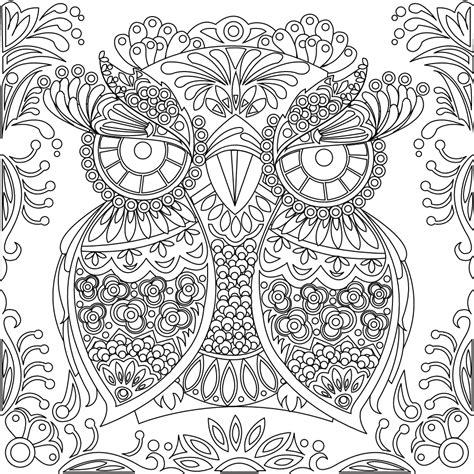 owl coloring page owl coloring pages bird coloring pages mandala