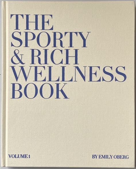 sporty rich wellness book