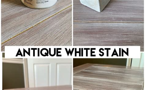 antique white stain  table lets paint furniture