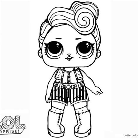 lol surprise doll coloring pages  printable coloring pages