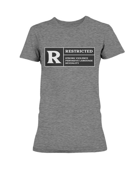 rated r restricted women s t shirt etsy