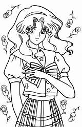 Coloring Sailor Neptune Pages Moon Adult Printable 1200 Beautiful Books Getcolorings Es Saturn Lainnya Color Informasi sketch template