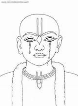 Chaitanya Mahaprabhu Drawing Sri Line Viraha Das Bhikaji Chintan Bhagavat sketch template