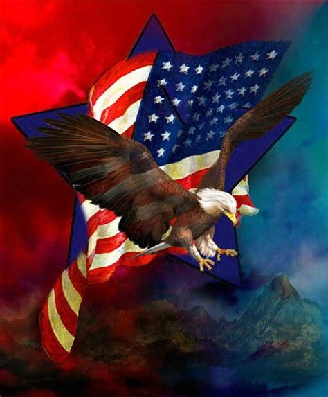 Diy Diamond Painting Cross Stitch America Flag Eagle Vulture Diamond