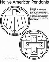 Native American Coloring Symbols Pendants Pages Indian Kids Crayola Jewelry Pendant Printable Americans Creek Indians Print Circles Muscogee Pow Wow sketch template