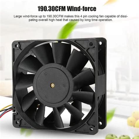 rpm  pin connector cooling fan  computer mining cooler radiator computer accessories cpu