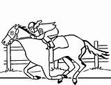 Jinete Caballo Caballos Jockey Rytter Tegninger Hest Til Heste Lova és Supercoloring sketch template