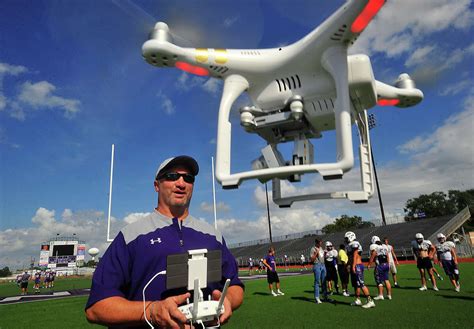 drones  enhance southeast texas football practices