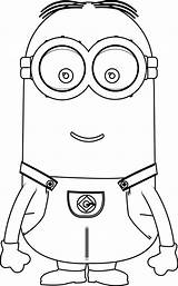 Minions Coloring4free sketch template