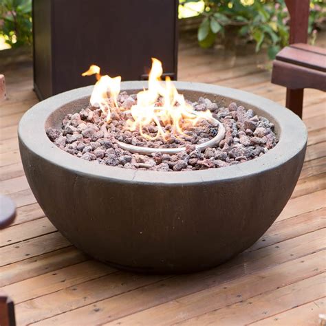 backyard  patio fire pit ideas  types  photo examples