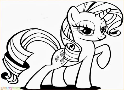 mewarnai gambar sketsa kartun kuda poni terbaru kataucap