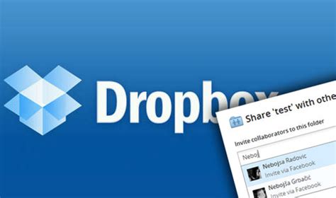 dropbox fait ses premiers pas sur facebook pubdecom