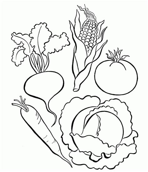 vegetable coloring coloring home