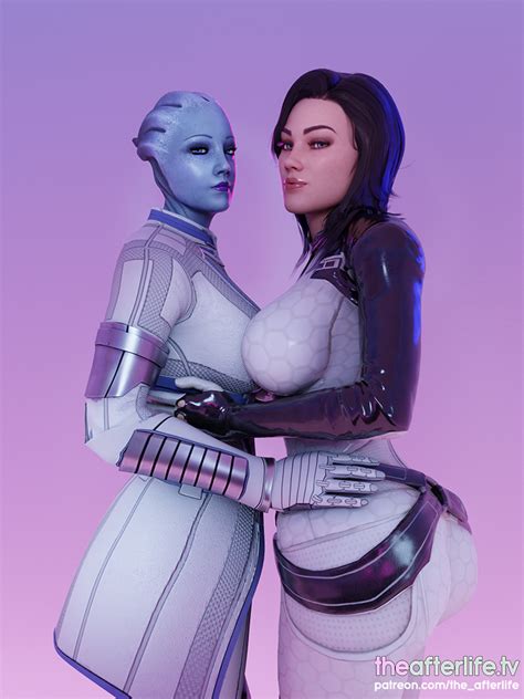 Liara And Miranda Preparing For A Fun Time By Theafterlife