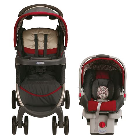 graco fast action travel system snugride click connect  finley