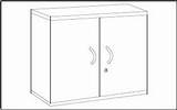 Coloring Cupboard Furniture Tracing Pages sketch template