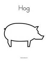 Coloring Hog Bank Piggy Math Pig Twistynoodle sketch template