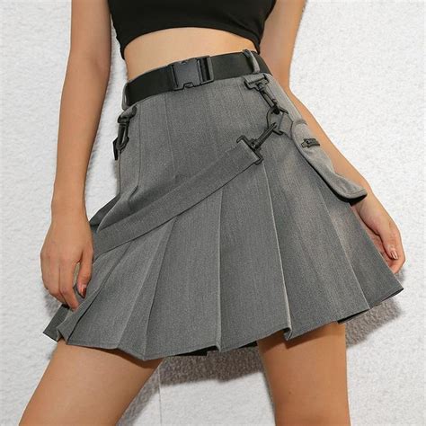 cute japanese high waist pleated tennis skirt se20286 in 2021 pleated