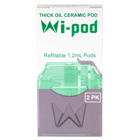 wi pod refillable pods pk smoking vapor wi pod mi pod device thc thick oil ceramic