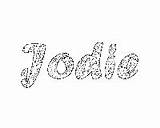Jodie Name Graphics Picgifs Gif sketch template
