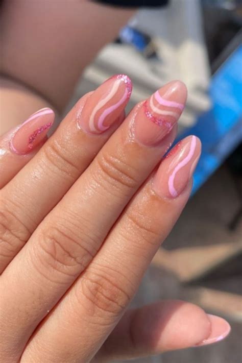 cute oval nails art designs  summer nails