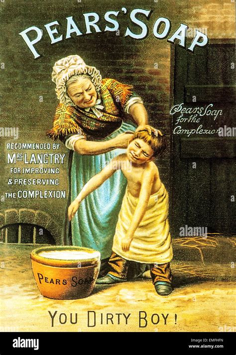 victorian advertisement  pears soap stock photo royalty  image  alamy