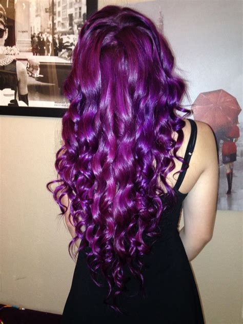purple long hairstyles hairstyle catalog