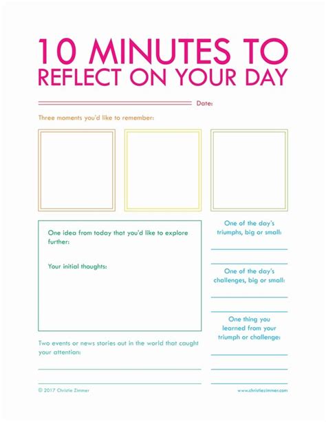 minute journal template letter  template