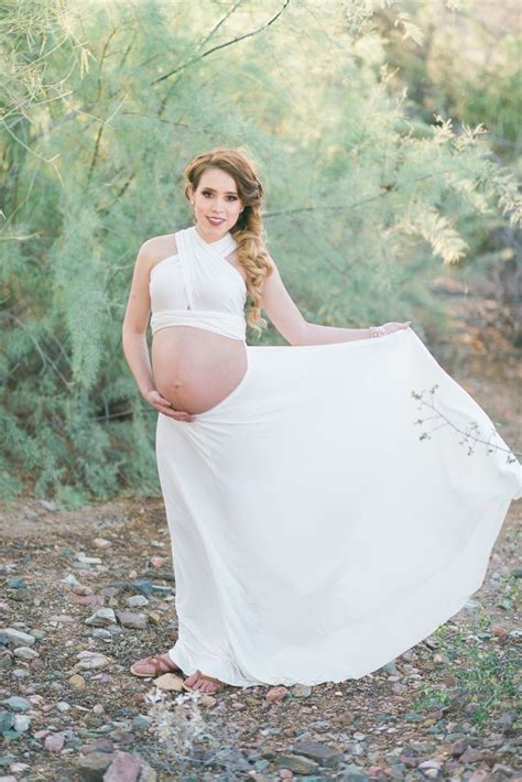 glamorous maternity session  overwhelmed mommy formal maternity dress white maternity