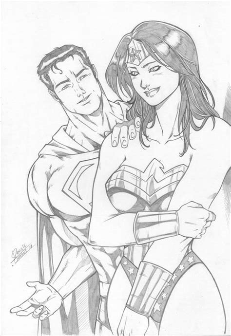 superman and wonder woman by dannith on deviantart