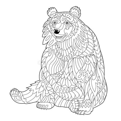 inspirational pictures adult coloring bear page lovely adult